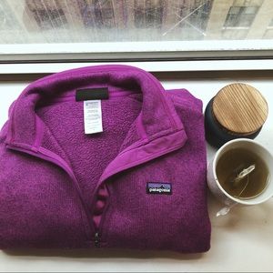 Purple Patagonia 1/4 zip